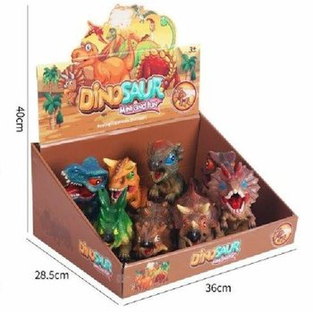 FIGUR MAINAN DINOSAURUS BERSUARA DALAM DISPLAY (8 pcs)
