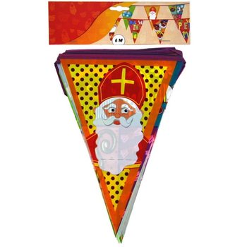BENDERA RENTENG SINTERKLAS 6 METER (5 pcs)