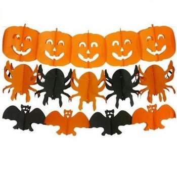 Gantungan Dekorasi Halloween Mix &ndash; Panjang 300 Cm (6 pcs)