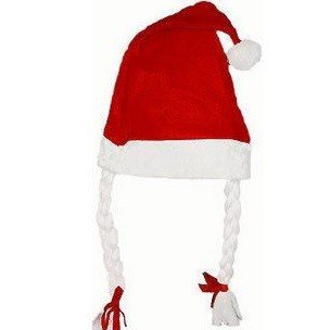 TOPI Sinterklas dengan Kepang (12 pcs)