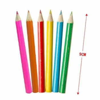 Set Pensil Warna 6 Bagian 'Anak Perempuan'