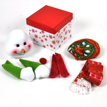 BUAT KOTAK NATAL SENDIRI - MODEL: BONEKA SALJU