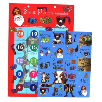 KALENDER HITUNG MUNDUR SINTERKLAS - MODEL 1 (12 pcs)