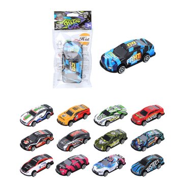 Mobil Sport Pull Back - Mix Warna (24 pcs)