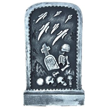 BATU NISAN DEKORASI DENGAN LAMPU (6 pcs)