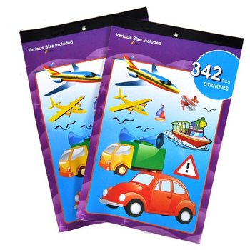 BUKU STIKER MODEL: KENDARAAN (12 pcs)
