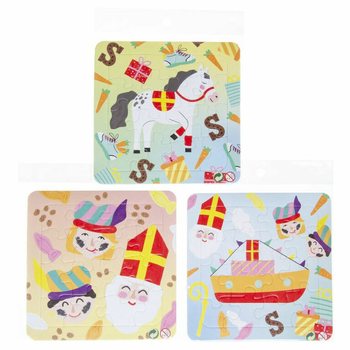 PUZZLE SINTERKLAAS - 14 x 14 cm (50 pcs)