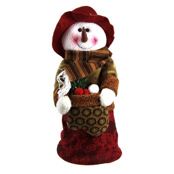Dekorasi Boneka Salju Berdiri Mewah (1 pc)