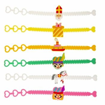 SINTERKLAAS - GELANG SILIKON ANAK-ANAK (12 pcs)