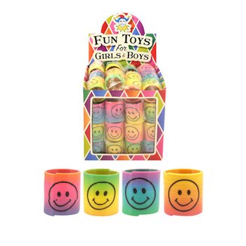 Slinky Mini Smiley Ø3.5 CM Dalam Display (60 pcs)