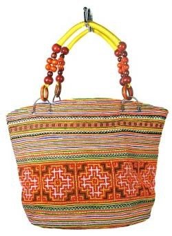 Tas Manik-Manik B-FAIR Cokelat/Kuning (1 pc)