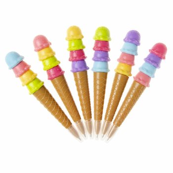 Pulpen Bentuk Es Krim Cone dalam Display (24 pcs)
