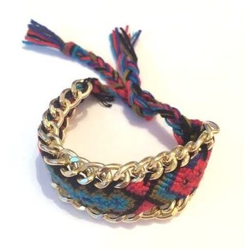 Gelang Anyaman Merah/Biru (1 pc)