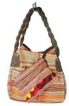 Tas Brokat B-FAIR Kecil Cokelat - Kerajinan Tangan | {$companyname}