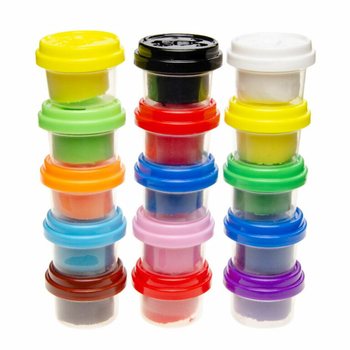 FUN DOUGH - Plastisin / Lilin Mainan dalam Wadah (1 Kantong isi 15 Pcs)