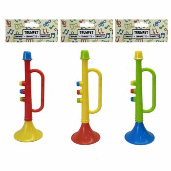 Terompet Mainan - Tinggi 15 cm - Campuran Warna (12 pcs)