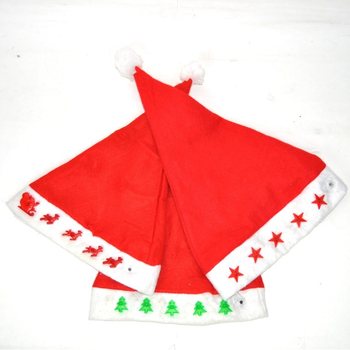 Topi Natal Menyala LED - 3 Model (12 pcs)