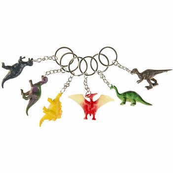 Gantungan Kunci Dinosaurus Campur (48 pcs.)