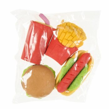 Set 4 Penghapus Fast Food (Kotak Display 12x)