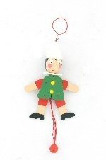 Mainan Kayu Boneka Tarik Pinokio (4 pcs.)