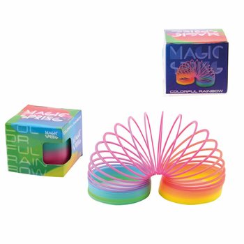 RAINBOW MAGIX MAINAN PER PELANGI / SLINKY DALAM KOTAK Ø7,5 CM (12 pcs)