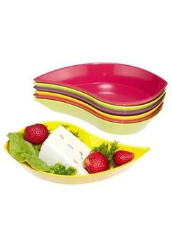 Zak! Designs Flora Set Mangkuk Saji Daun 7 Pcs (1 set)