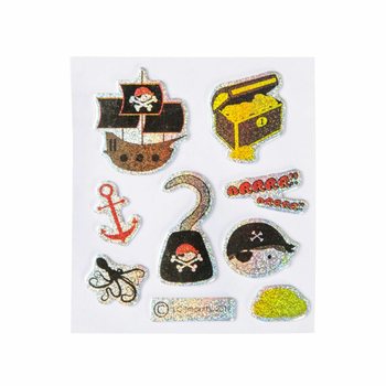STIKER GLITTER - MODEL: BAJAK LAUT (100 pcs)