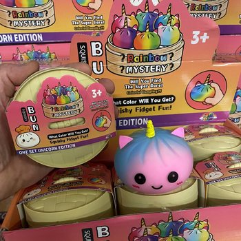 RAGE - Squishy Bun Dumplings BESAR - EDISI UNICORN (8.5 x 8.5 x 7.5 cm) (12 pcs)