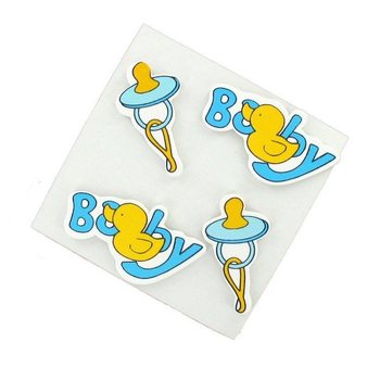 STIKER DEKORASI - BIRU BAYI (20 pcs)