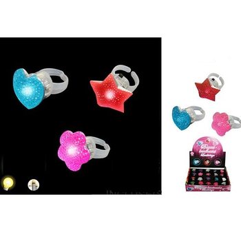 CINCIN MENYALA MULTI WARNA DALAM DISPLAY (36 pcs)