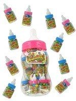 20 Botol Susu Bayi Mini dengan Permen dalam Botol Besar (2x20 pcs)