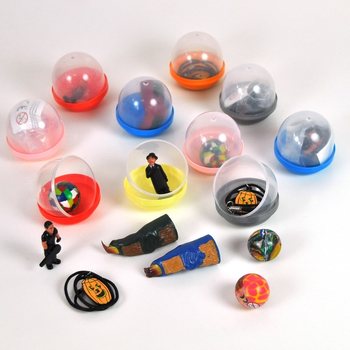 KAPSUL CAMPUR 50MM TERMASUK MAINAN (50 pcs)