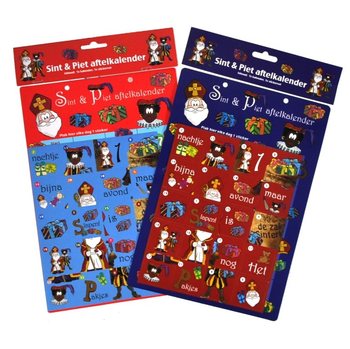 KALENDER HITUNG MUNDUR SINTERKLAS - MODEL 1 (12 pcs)