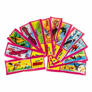 Mainan Pesawat Gabus Karakter Burung dalam Display (48 pcs)