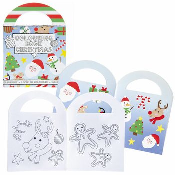 Buku Mewarnai Natal Kecil dengan Stiker (48 pcs)