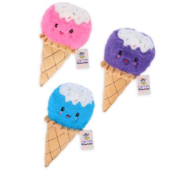 Boneka Plush Es Krim Besar - 25 cm - Campuran Warna (12 pcs)