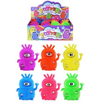 MONSTER PUFFER MENYALA MATA 3 DALAM DISPLAY (12 pcs)