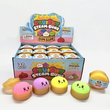 RAGE - Mainan Squishy Dumpling Bakpao KECIL (Ukuran 5.5 x 5.5 x 3 Cm) - Fidget Toy Viral 2026 (24 Pcs)