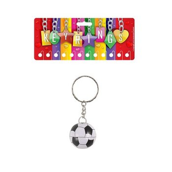 Gantungan Kunci Bola Logam (12 pcs)