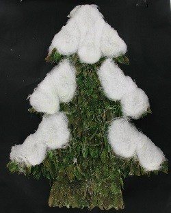 Pohon Natal Alami dengan Salju Ukuran Besar (1 pcs)
