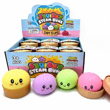 RAGE - Mainan Squishy Dumpling Bakpao BESAR (8.5x8.5x4.8 cm) - Viral Fidget Toy 2026 (12 Pcs)