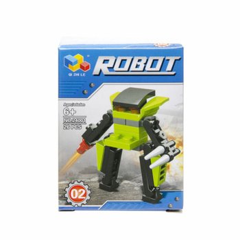 Balok Susun Robot (12 buah dalam Display)