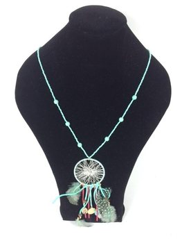 Kalung Gaya Ibiza Dreamcatcher Mint (1 pc)