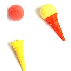 MAINAN ES KRIM TEMBAK MINI DALAM PLASTIK 10 CM (24 pcs)