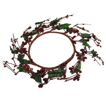 KARANGAN BUNGA BERRY DEKORASI NATAL (2 pcs)