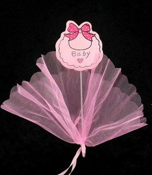 Tusukan Dekoratif Kain - Baby Pink (12 pcs)