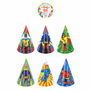 TOPI PESTA - MIX SUPERHERO (120 buah)