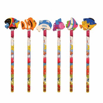 SEA LIFE / Pensil Ikan dengan Penghapus