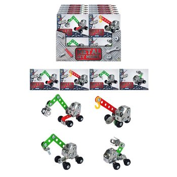 Rakit Sendiri Kendaraan Konstruksi Logam - Dalam Display (24 pcs)