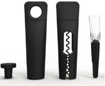 MENU BLADE - SET ANGGUR PEMBUKA BOTOL TWIST + POMPA VAKUM + DEKANTIR (1 set)